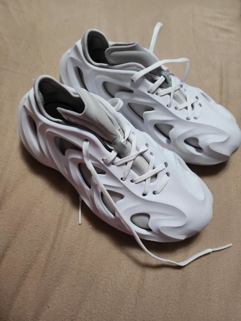 adidas White Men's Sculpted Runner Sneakers
